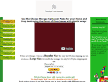 Tablet Screenshot of cheesesaver.com